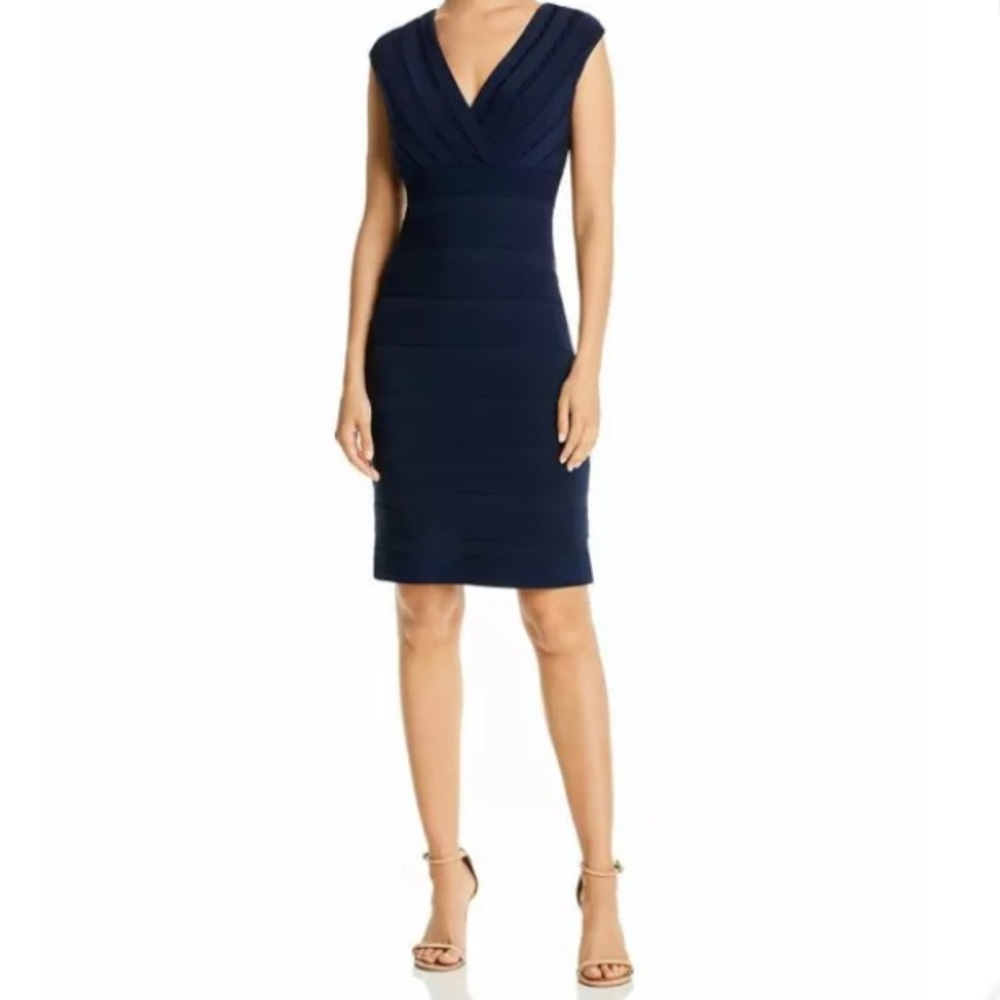 Adrianna Papéll classic black slimming cross front